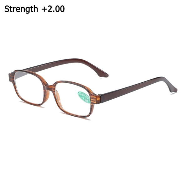 Läsglasögon Presbyopiska glasögon STYRKE +2,00 STYRKA Strength +2.00