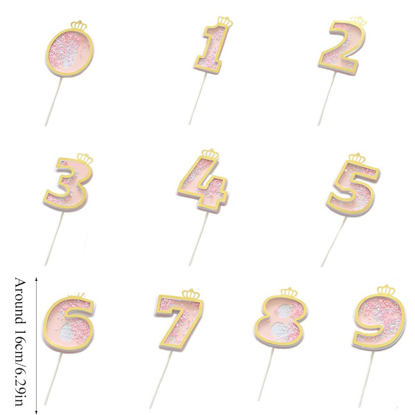 Cake Toppers Cupcake Topper Picks PINK 2 2 pink 2-2
