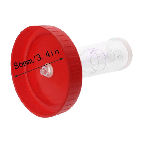 86 mm Airlock Fermentation Lock med envägs avgasventil GRÅ grey for 86mm-for 86mm