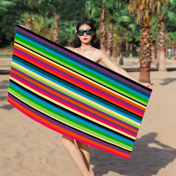 150x70cm Strandhåndklæde Rejsehåndklæde Badeværelseshåndklæde