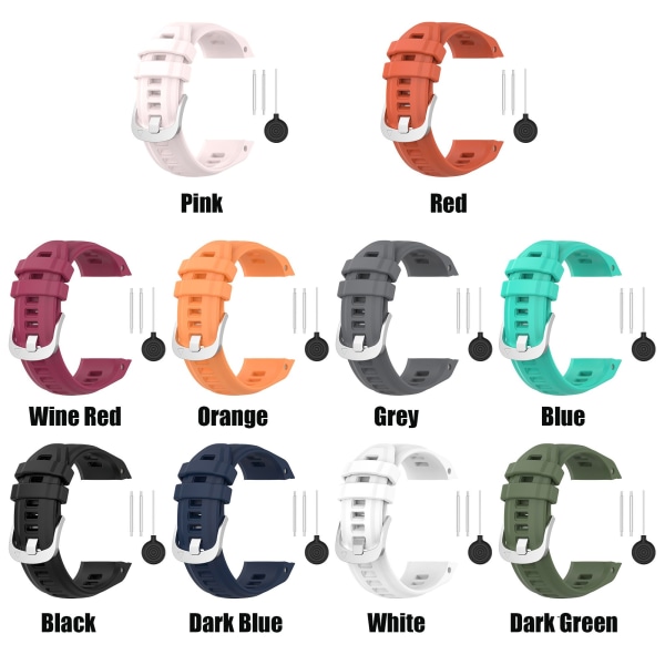 Stropp Silikon For Garmin instinct 2S HVIT white