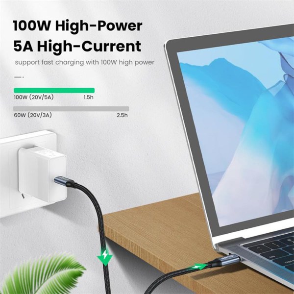 C-tyypin kaapeli USB 3.1 Gen 2 2M 2m