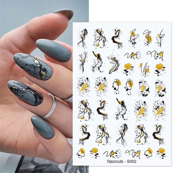 Nail Art Stickers Plant Color 5 5