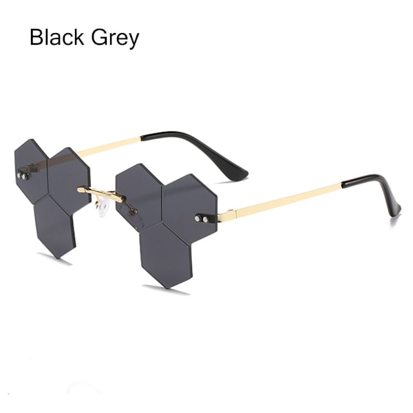 Polygon aurinkolasit Reunuksettomat aurinkolasit MUSTA GREY Black Grey