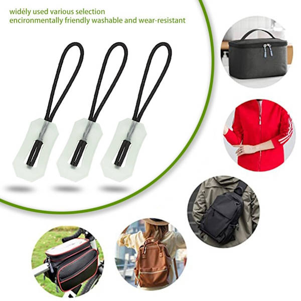Luminous Pull Zippers Dark Zipper 10 ST 10 ST 10 Pcs