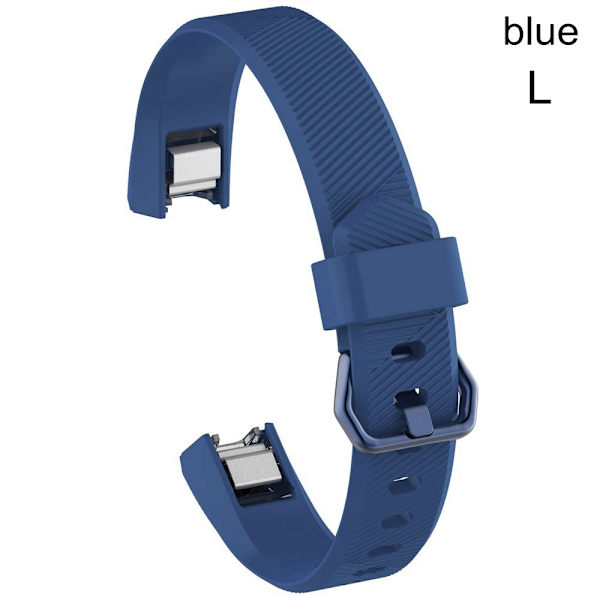 för Fitbit Alta / Alta HR Silicone Watch Band Strap BLUE L blue L