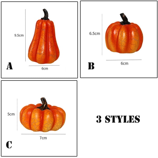 Halloween gresskar LED lys gresskar A A