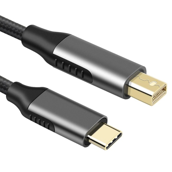 Type C til Mini DP-kabel USB 3.1 DisplayPort 1.4