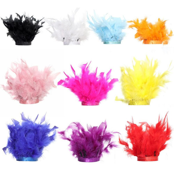 Feather Cuffs Turkiet Feather Slap Armband LILA purple