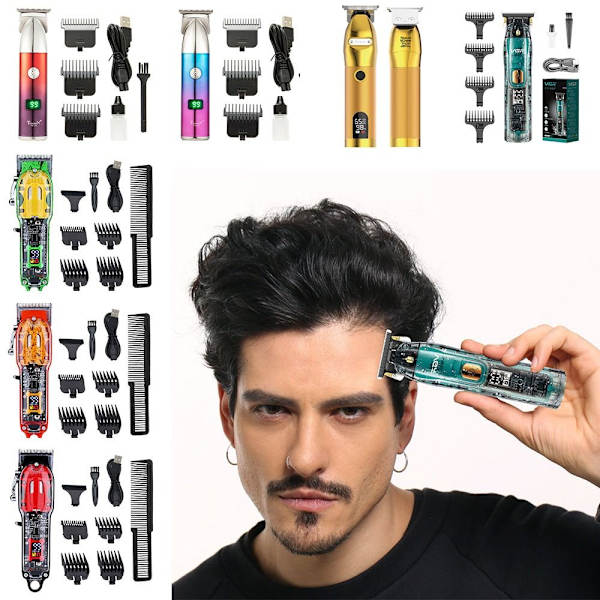 Elektrisk rakapparat Barberklippare Trimmer E E E