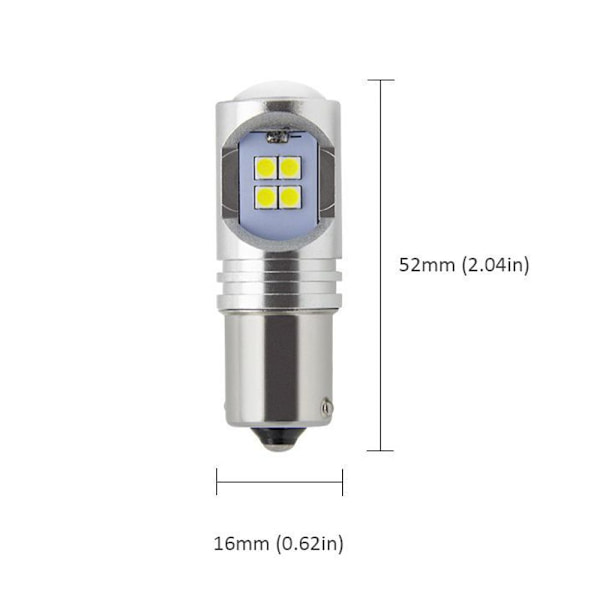 2 stk/sett LED billys blinklyspære 1157 1157 1157