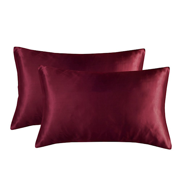 2 STK 20*26in Putetrekk Putetrekk VINRØDT wine red