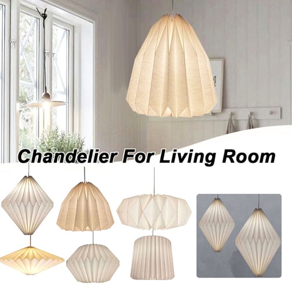 Papper Origami Lantern Lamp Skärm 3 3 3