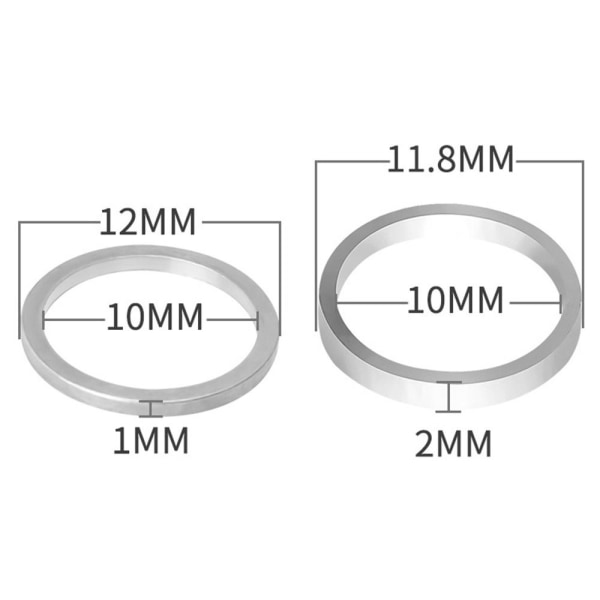 10st Kedjehjulsskruvar Bricka Packningsring 2MM 2mm