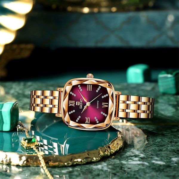 Naisten watch Quartz WristWatch GREEN green