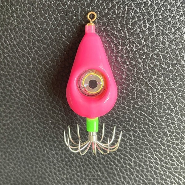 Squid Jigs Krokar Artificiellt bete ROSA 80G 80G Pink 80g-80g