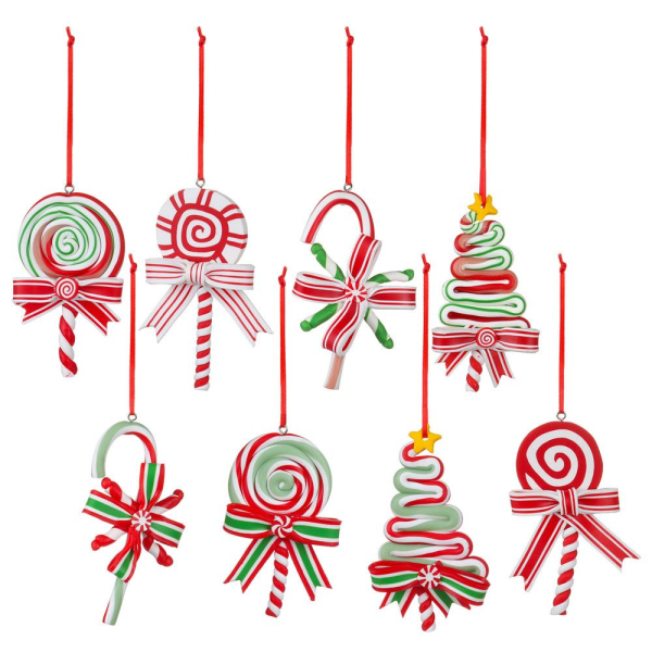 Christmas Candy Ornaments Lollipop Ornament E E E