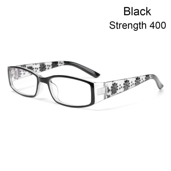 Læsebriller Anti-Blue Light Eyeglasses BLACK STRENGTH 400 Black Strength 400
