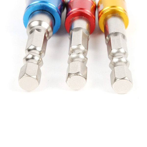 3st Insexnyckelhylsa Borrhylsa Adapter Hex Drive