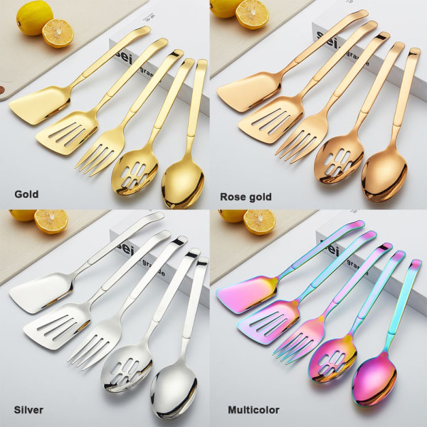 5 kpl ruokailuvälinesetti set SET multicolor