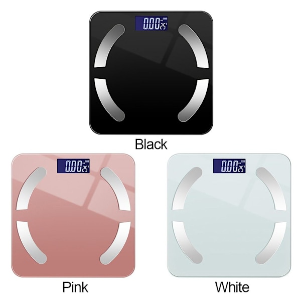 Vågar Vikt Bluetooth vågar SVART Black