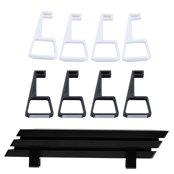 4 STK Konsolholder Kølebensstativ HVID 2 SÆT TIL PS4 PRO white 2 sets-For PS4 Pro