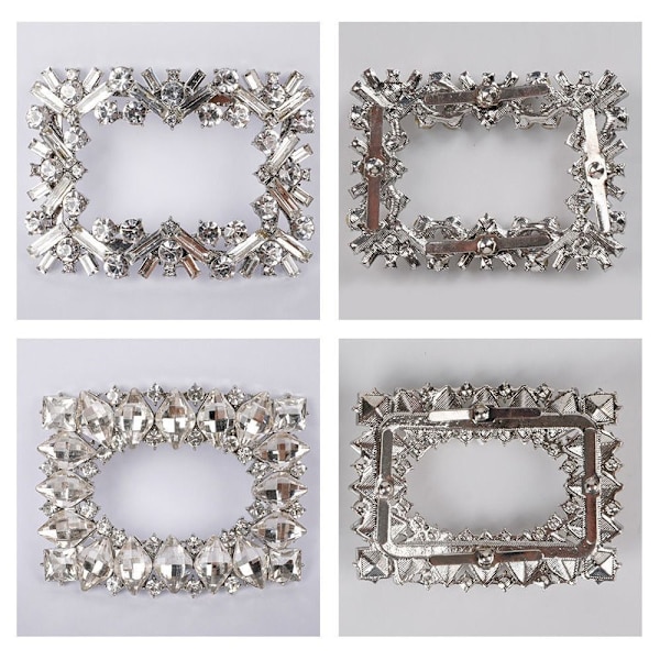 1 par Shoe Clips Charm Spänne 2 2 2