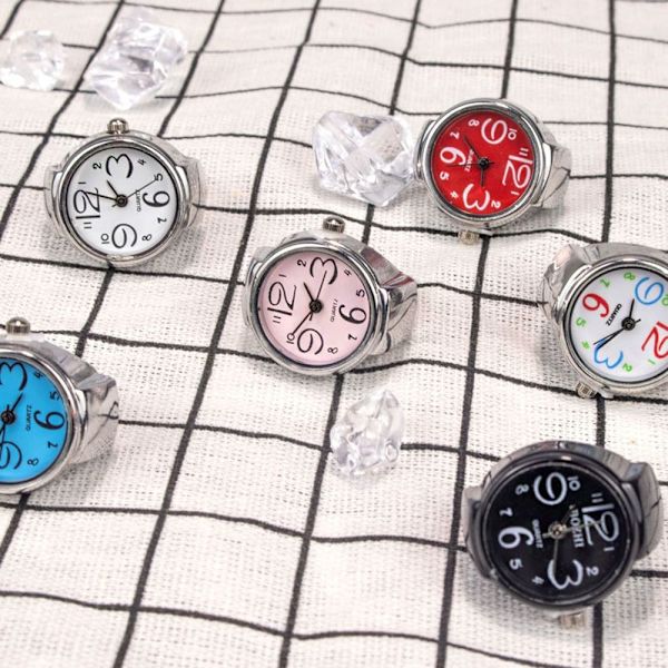 Watch Runda kvartsfingerringar ROSA Pink