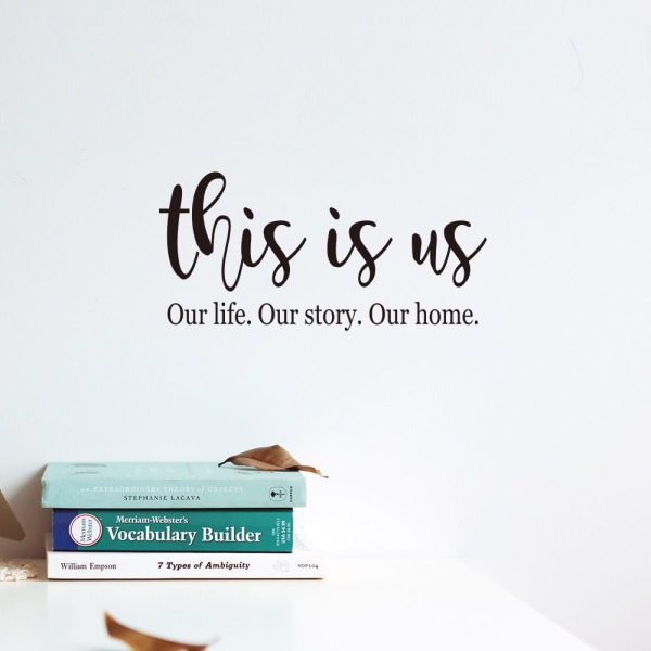 This Is Us Wall Sticker TYPE 1 TYPE 1 type 1