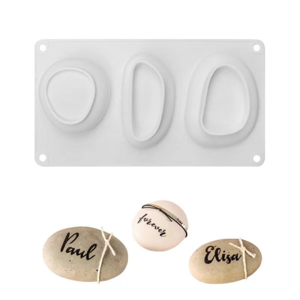 Oval rund stenform Form 3 CAVITY 3 CAVITY 3 Cavity