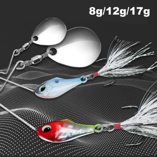Metal Fiskeagn VIB Lure FARVE E -17G FARVE E -17G Color E -17g