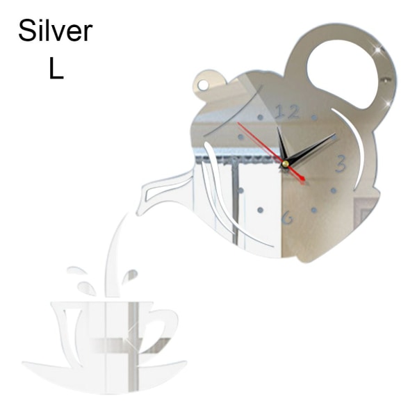Gör-det-själv väggklocka Spegelyta 4 4 4
