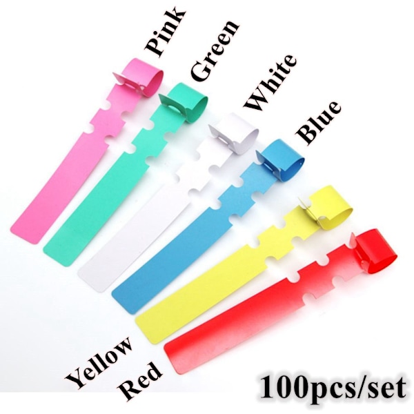 Taimitarrat Ripustettava etiketti VIHREÄ 100KPL/ SET 100KPL/ SET green 100pcs/set-100pcs/set