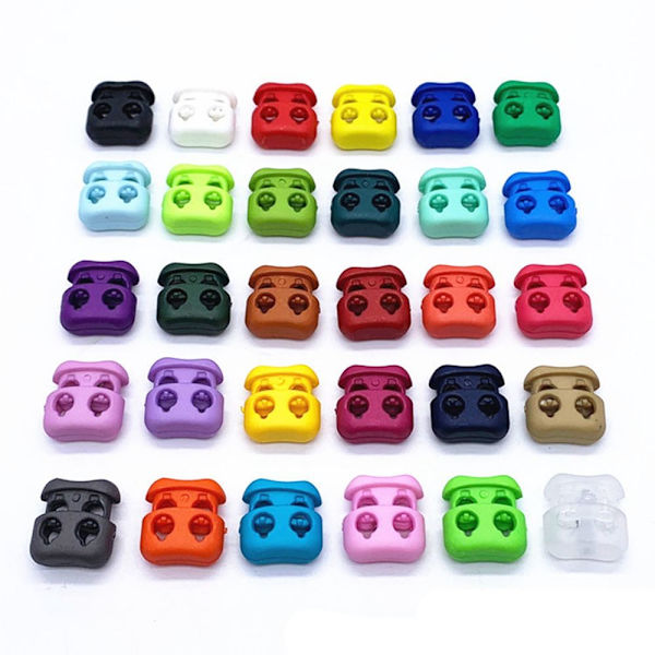 20 kpl Stoppper Cord Lock Bean Toggle Clip vaatteet kengännauha