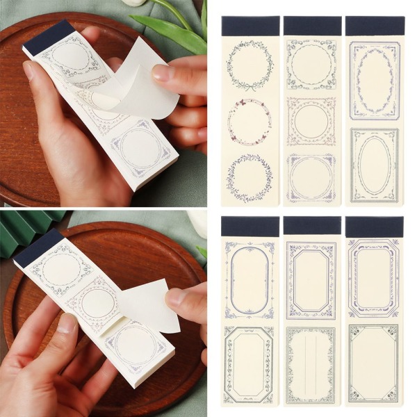 50 STK Klassisk Label Junk Journal STYLE3 STYLE3 style3