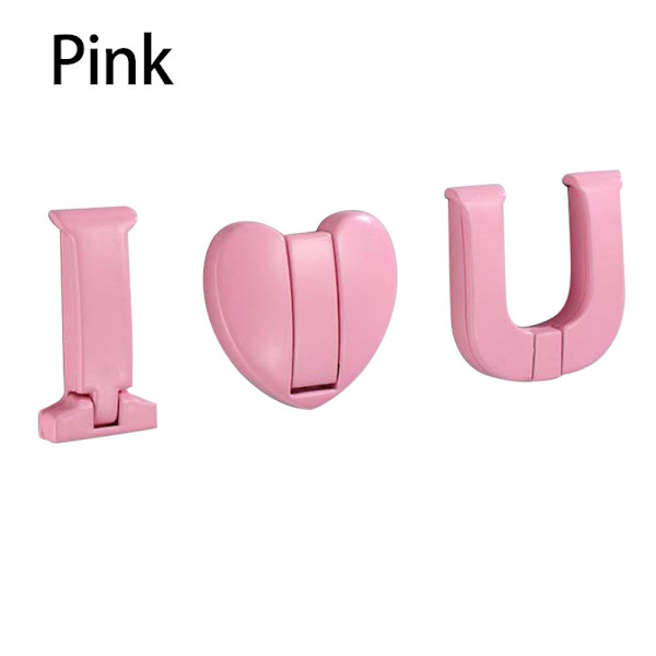 3 STK/Sæt Kåbekrog Dørbøjle PINK Pink