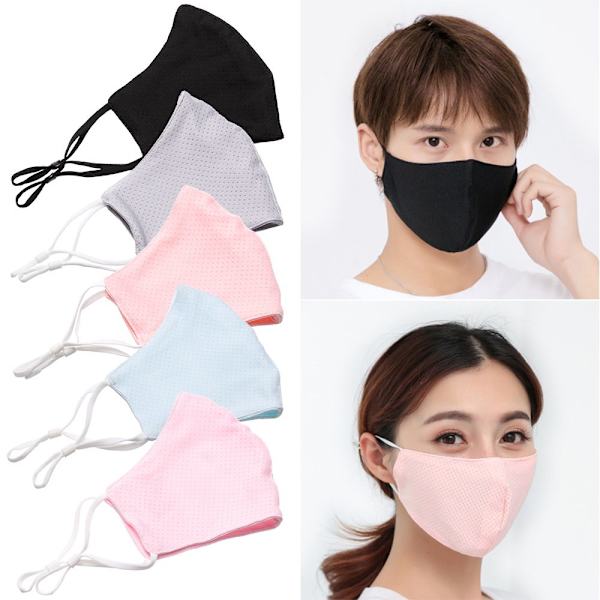 Ice Silk Mask Bomuld GRÅ grey