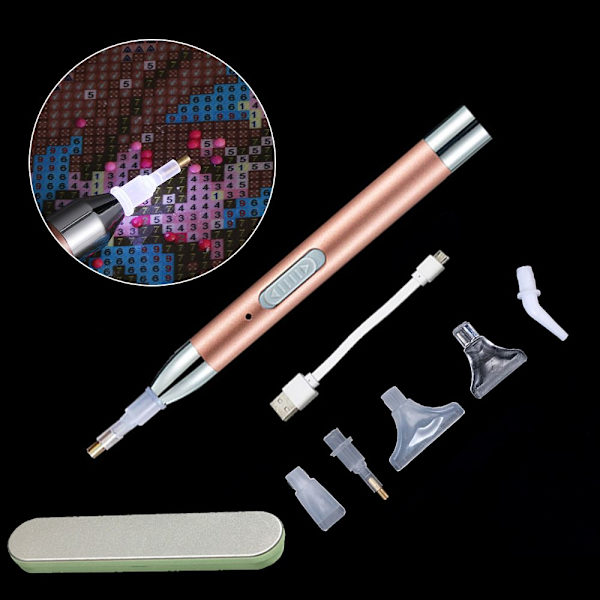 Lighting Point Drill Pen USB Ladattava GOLD PEN