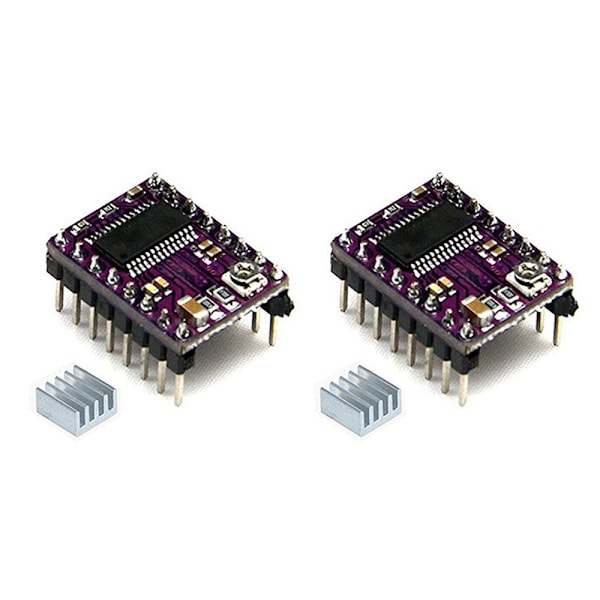 2 stk trinmotor driver driverkort elektronisk komponent