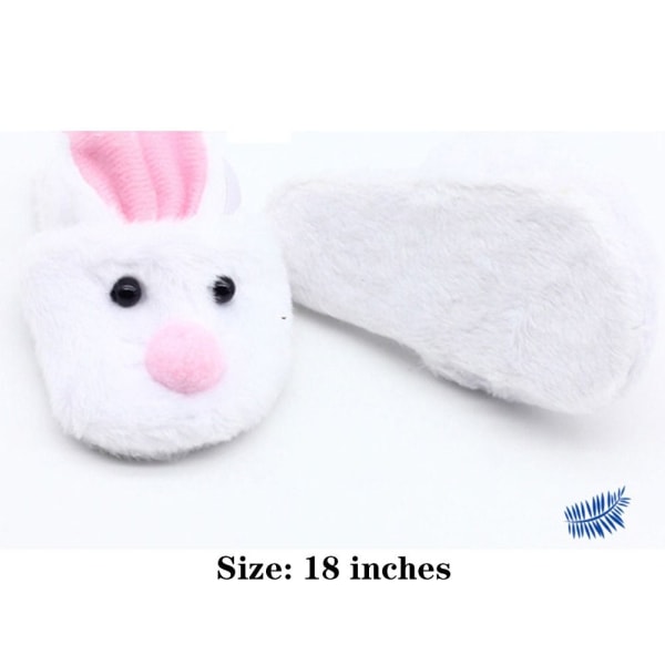 Docka Skor Tofflor White Bunny