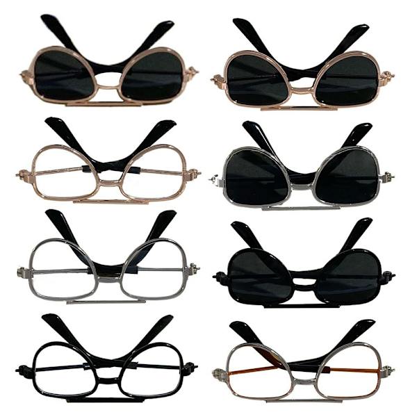 Cute Heart Frame Plush Doll Eyeglasses 7 7 7