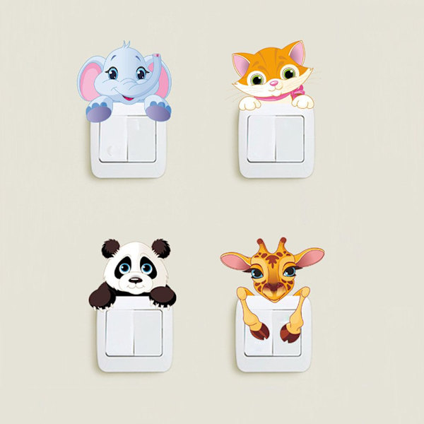 1 PC Switch Tarra Seinätarra Sarjakuva eläin DEER deer