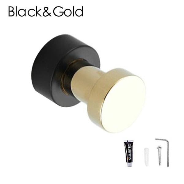 Messing Robe Krog Vægophæng SORT&GULD SORT&GULD Black&Gold