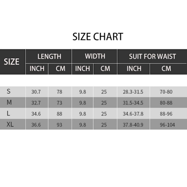 Waist trainer Midjestöd XL XL XL