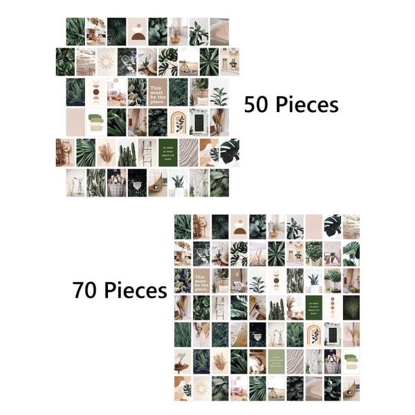 Aesthetic Pictures Botaniska Wall Collage Kit 70 BILAR 70 Pieces