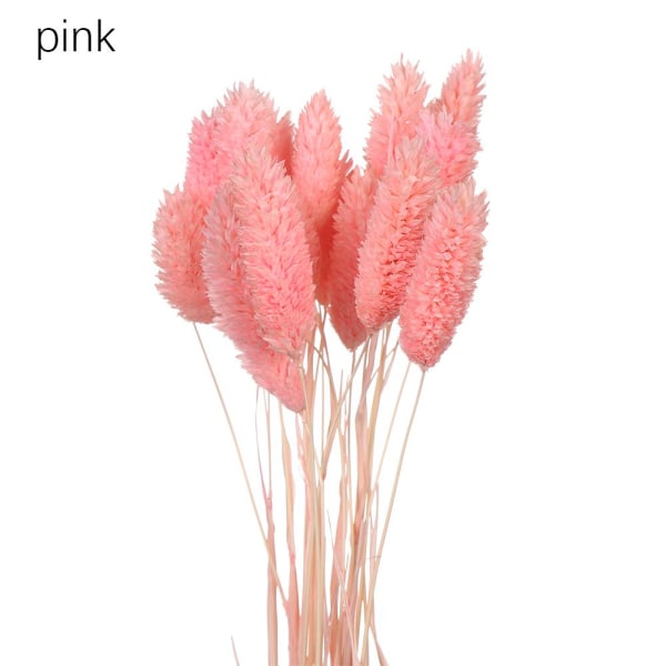 20st Torkade naturliga blombuketter ROSA pink