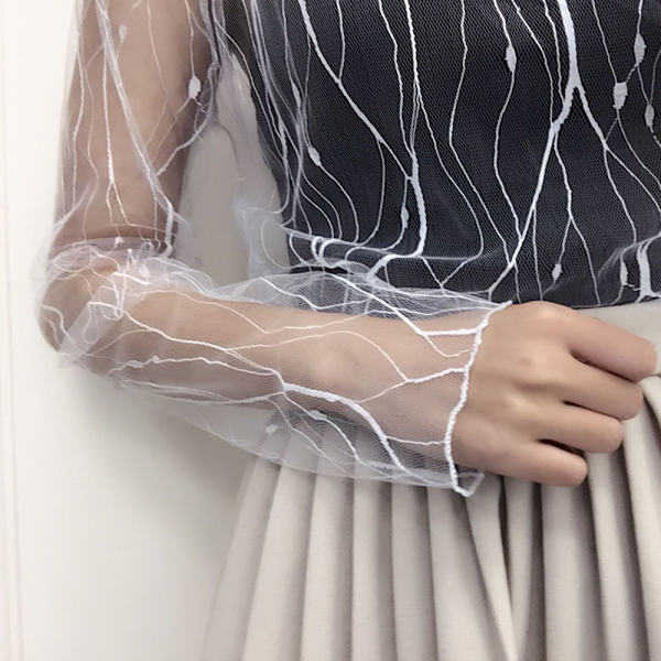 Mesh blusar Toppar Dam Toppar VIT 11 White 11