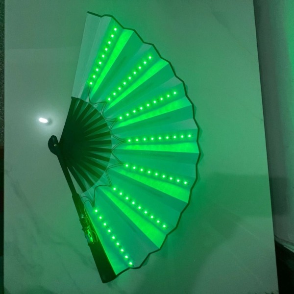 Luminous Folding Fan Led Fans RØD red