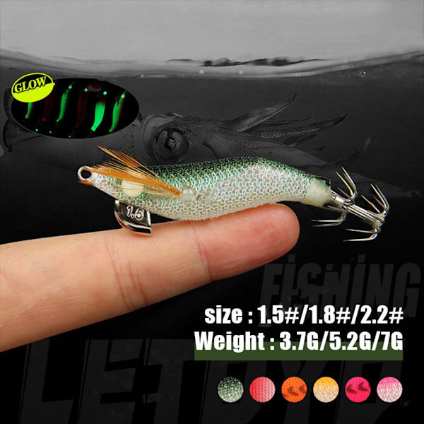 kudos Squid Hook Octopus Bait COLOR F COLOR F Color F