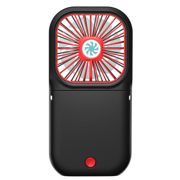 Clip Fan Bord Skrivebordsventilator Genopladelig USB Fan SORT Black